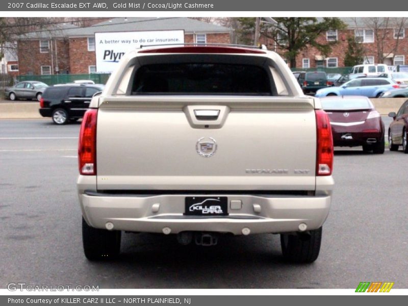 Gold Mist / Cocoa/Light Cashmere 2007 Cadillac Escalade EXT AWD