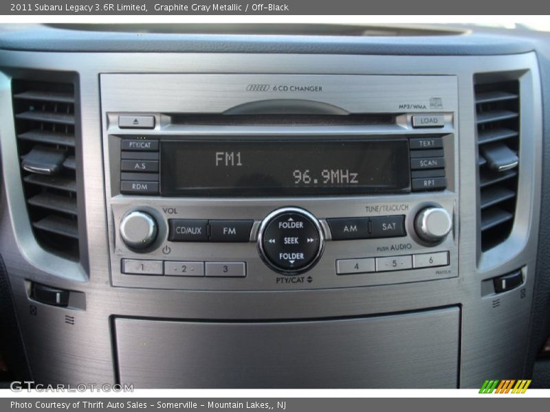 Graphite Gray Metallic / Off-Black 2011 Subaru Legacy 3.6R Limited