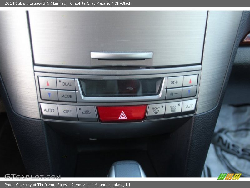 Graphite Gray Metallic / Off-Black 2011 Subaru Legacy 3.6R Limited