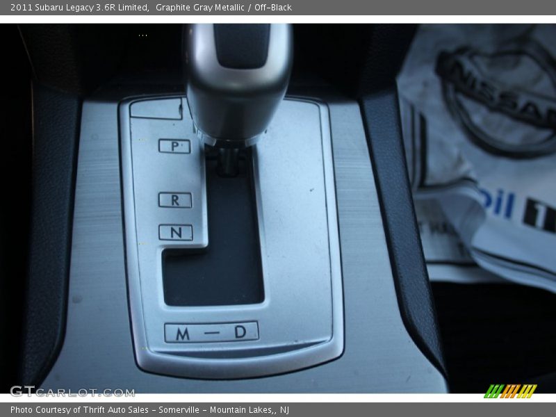 Graphite Gray Metallic / Off-Black 2011 Subaru Legacy 3.6R Limited