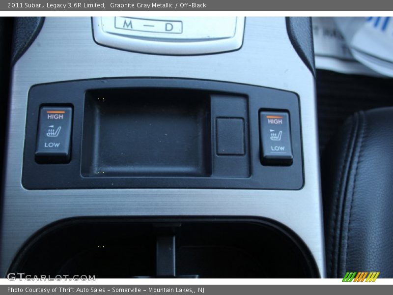 Graphite Gray Metallic / Off-Black 2011 Subaru Legacy 3.6R Limited