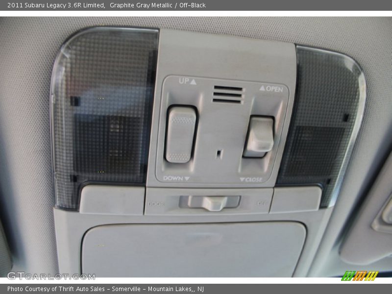 Graphite Gray Metallic / Off-Black 2011 Subaru Legacy 3.6R Limited
