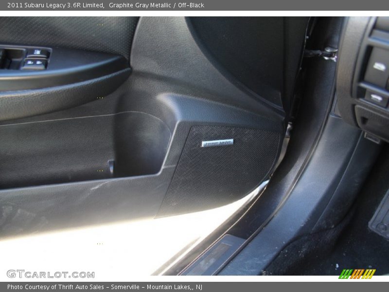 Graphite Gray Metallic / Off-Black 2011 Subaru Legacy 3.6R Limited