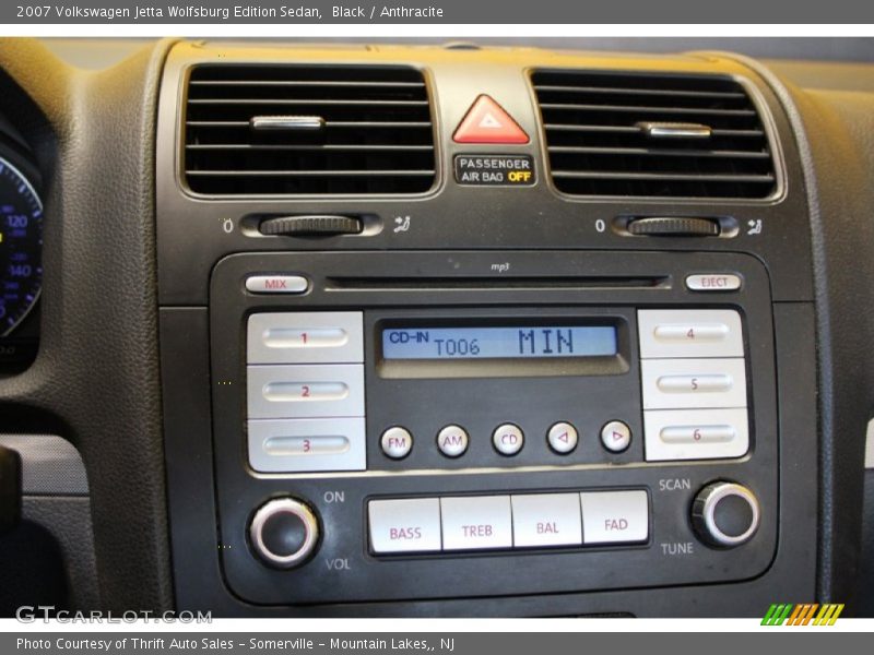 Black / Anthracite 2007 Volkswagen Jetta Wolfsburg Edition Sedan