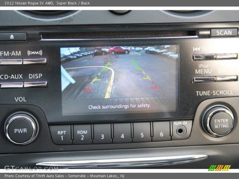 Super Black / Black 2012 Nissan Rogue SV AWD