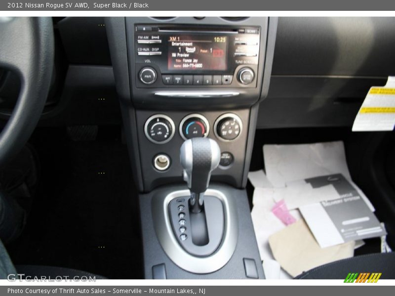 Super Black / Black 2012 Nissan Rogue SV AWD