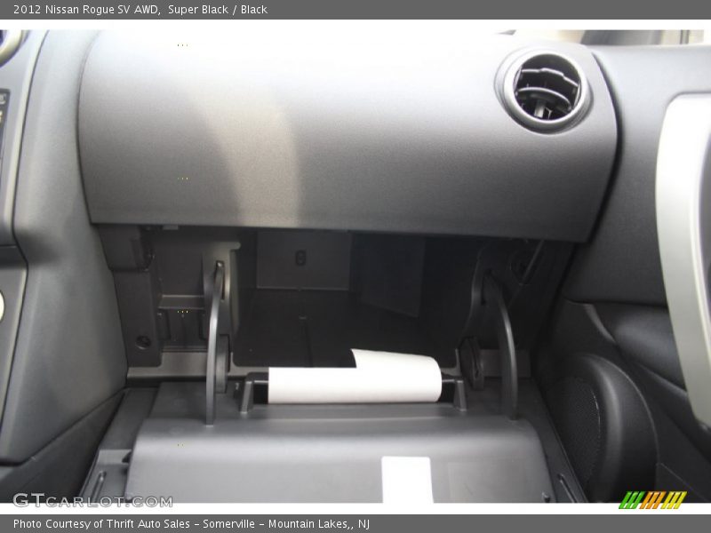 Super Black / Black 2012 Nissan Rogue SV AWD