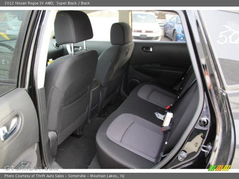 Super Black / Black 2012 Nissan Rogue SV AWD
