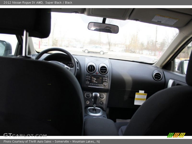 Super Black / Black 2012 Nissan Rogue SV AWD