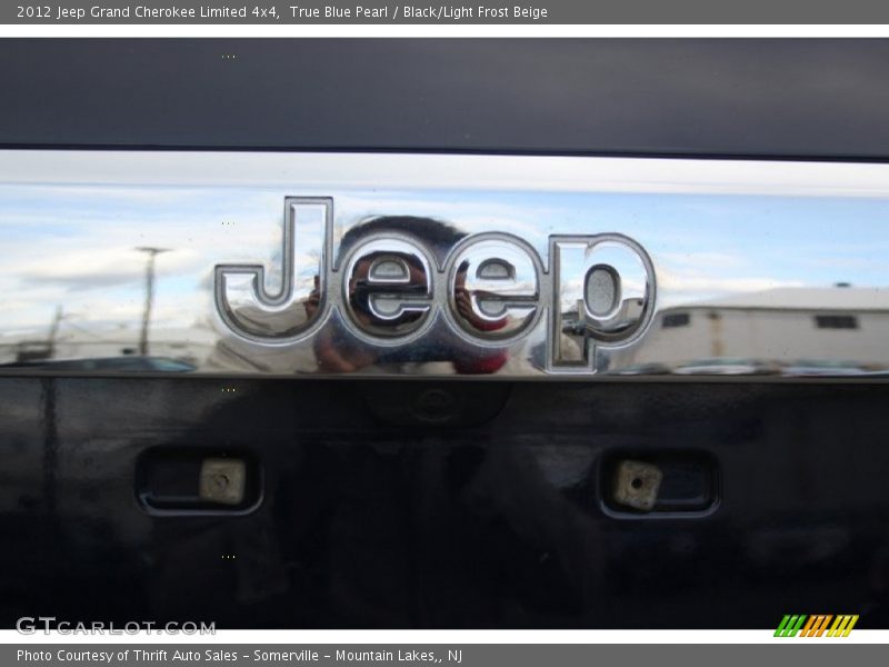 True Blue Pearl / Black/Light Frost Beige 2012 Jeep Grand Cherokee Limited 4x4
