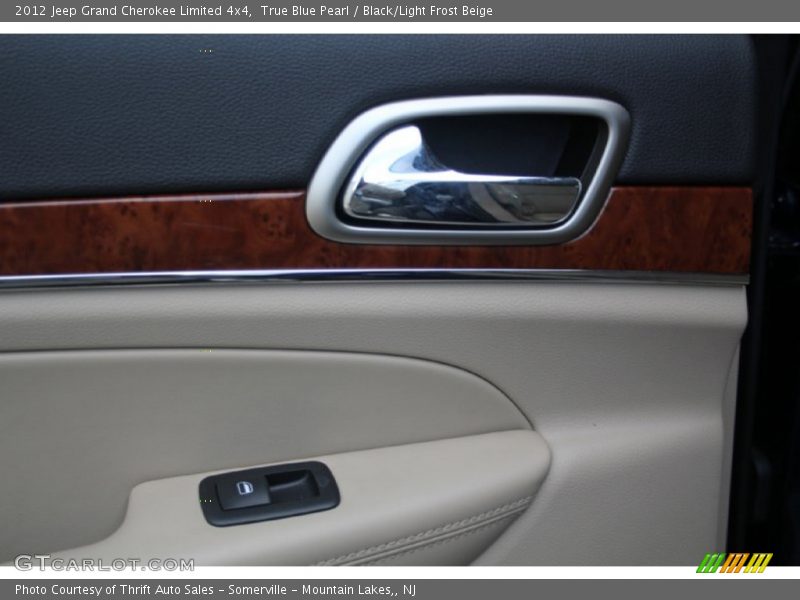 True Blue Pearl / Black/Light Frost Beige 2012 Jeep Grand Cherokee Limited 4x4