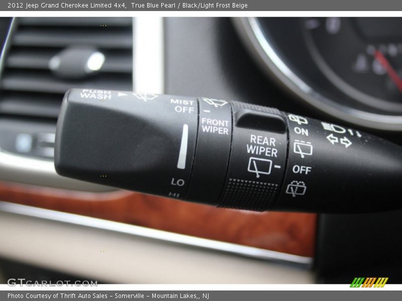 True Blue Pearl / Black/Light Frost Beige 2012 Jeep Grand Cherokee Limited 4x4