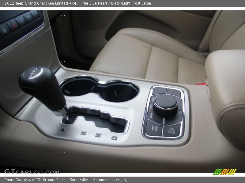 True Blue Pearl / Black/Light Frost Beige 2012 Jeep Grand Cherokee Limited 4x4