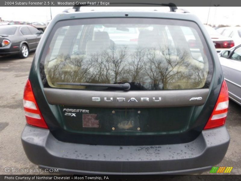 Woodland Green Pearl / Beige 2004 Subaru Forester 2.5 X