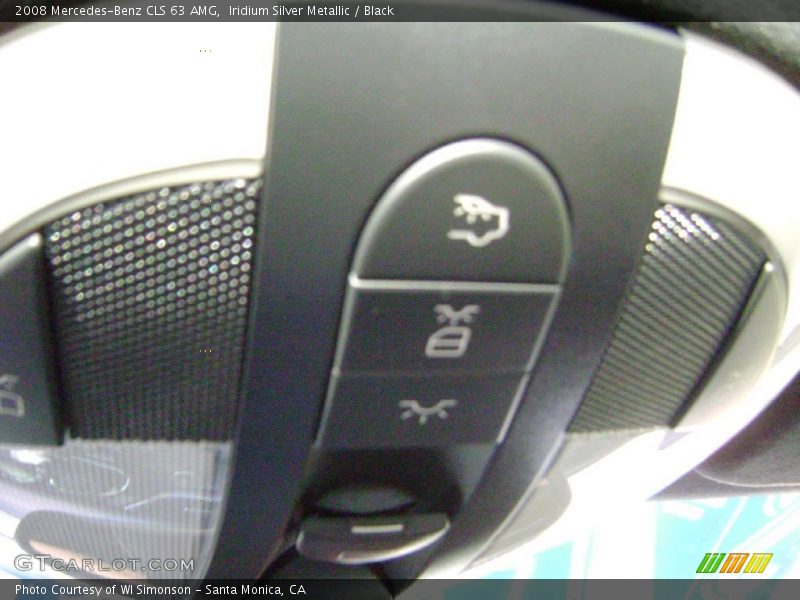 Iridium Silver Metallic / Black 2008 Mercedes-Benz CLS 63 AMG