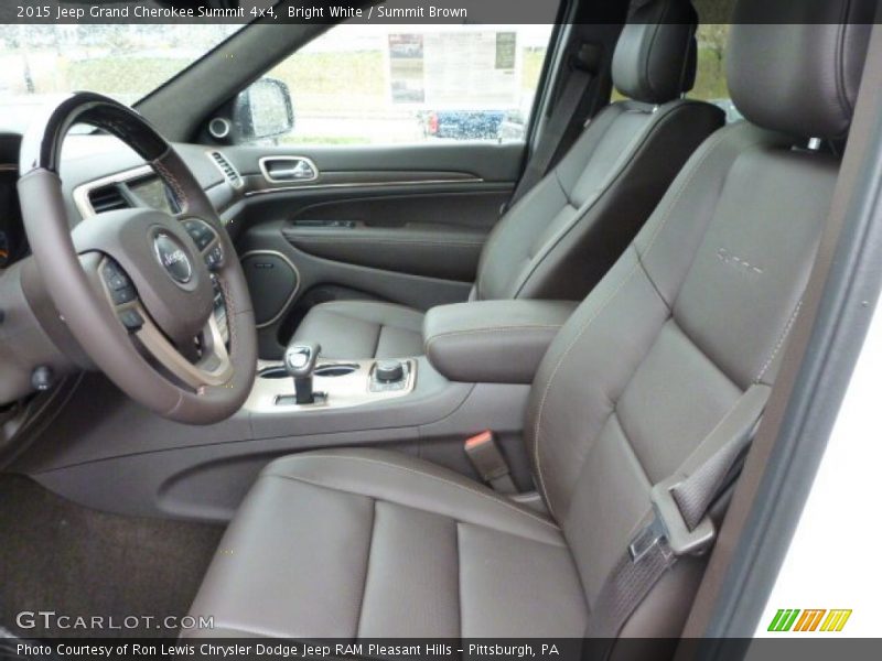  2015 Grand Cherokee Summit 4x4 Summit Brown Interior