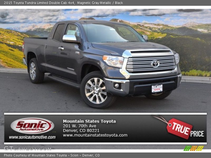 Magnetic Gray Metallic / Black 2015 Toyota Tundra Limited Double Cab 4x4