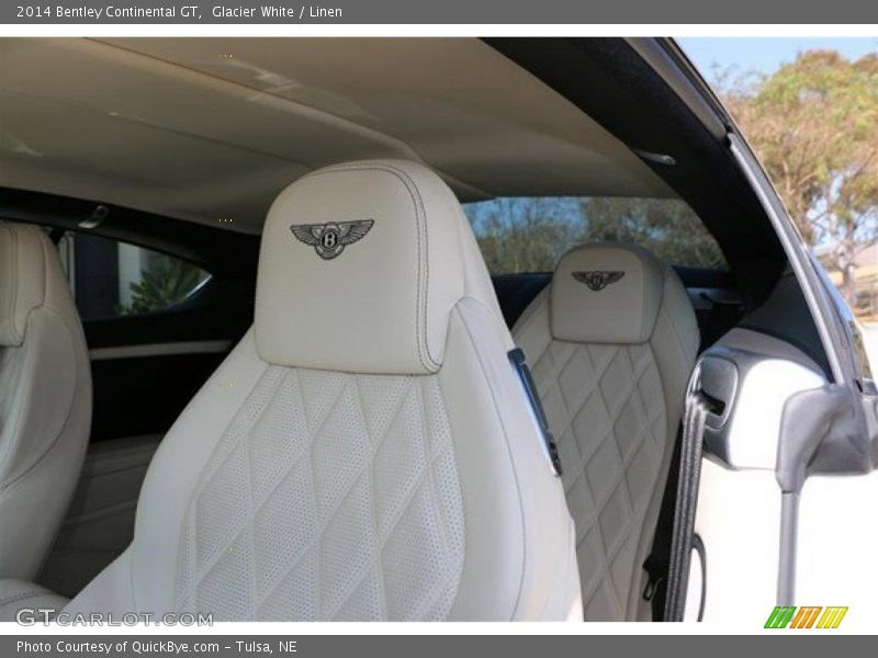 Glacier White / Linen 2014 Bentley Continental GT