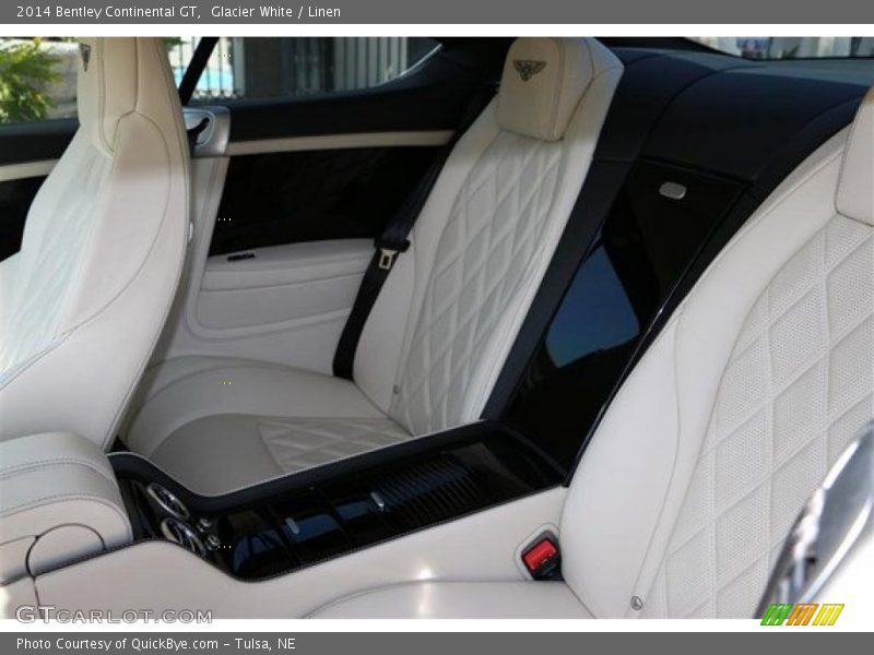 Rear Seat of 2014 Continental GT 