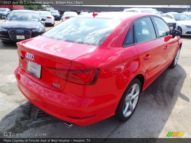 Brilliant Red / Black 2015 Audi A3 2.0 Premium quattro
