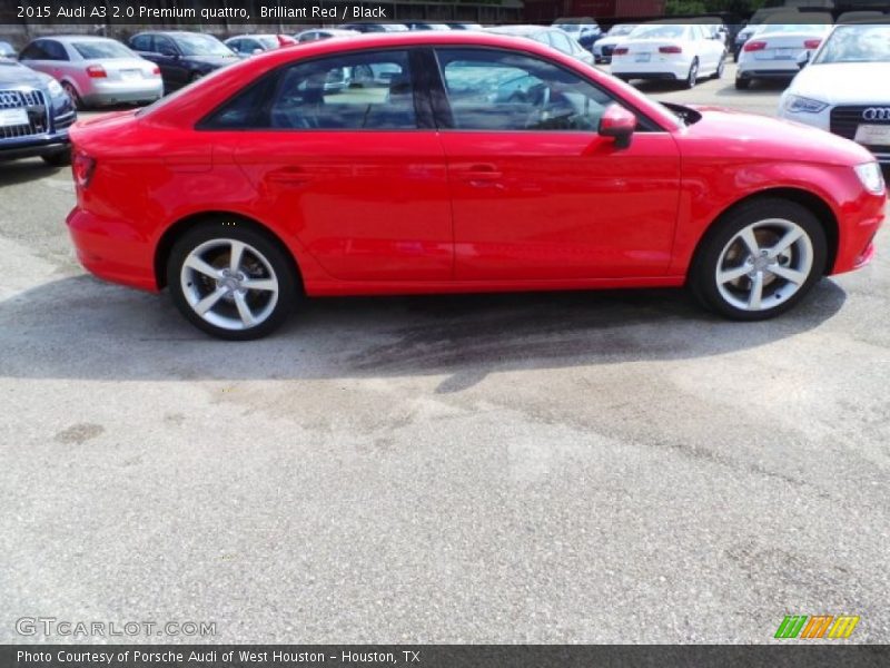 Brilliant Red / Black 2015 Audi A3 2.0 Premium quattro