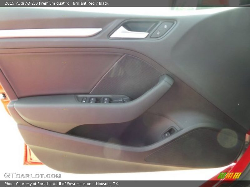 Brilliant Red / Black 2015 Audi A3 2.0 Premium quattro