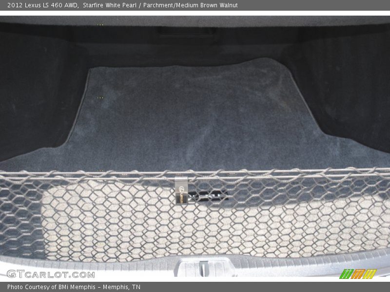 Starfire White Pearl / Parchment/Medium Brown Walnut 2012 Lexus LS 460 AWD