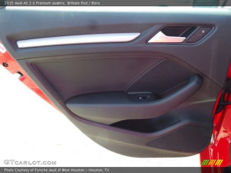 Brilliant Red / Black 2015 Audi A3 2.0 Premium quattro