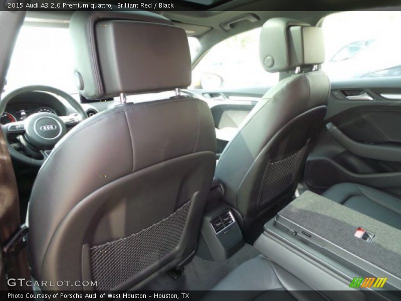 Brilliant Red / Black 2015 Audi A3 2.0 Premium quattro