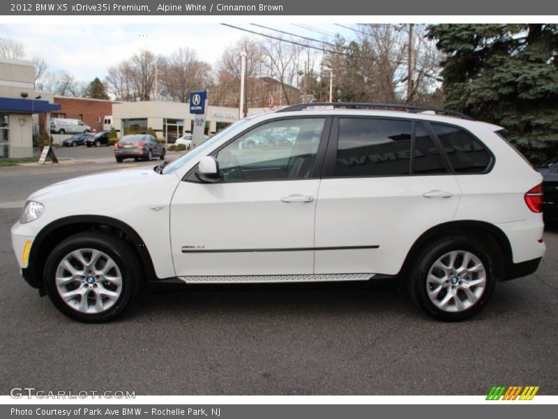 Alpine White / Cinnamon Brown 2012 BMW X5 xDrive35i Premium