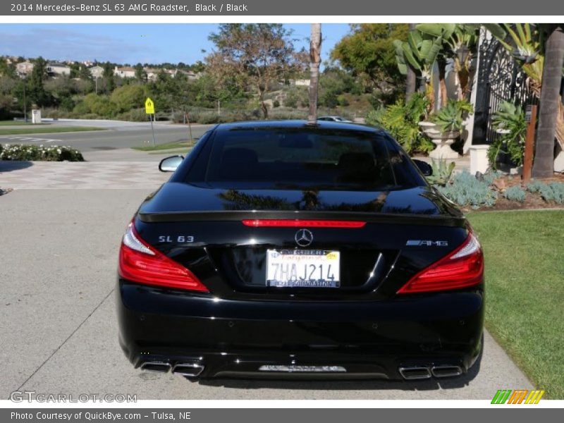 Black / Black 2014 Mercedes-Benz SL 63 AMG Roadster