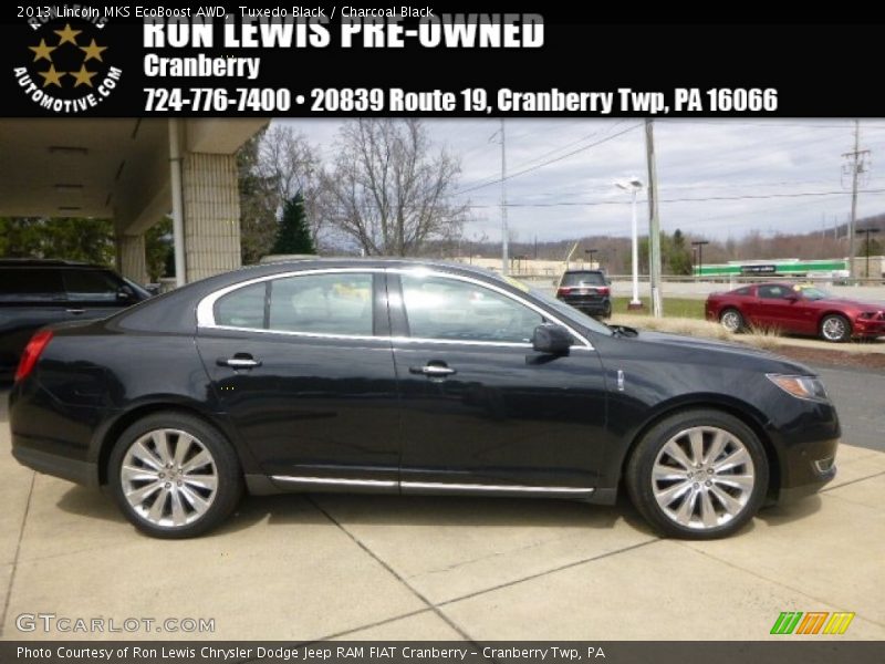 Tuxedo Black / Charcoal Black 2013 Lincoln MKS EcoBoost AWD