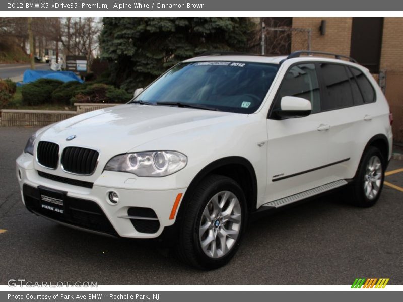 Alpine White / Cinnamon Brown 2012 BMW X5 xDrive35i Premium