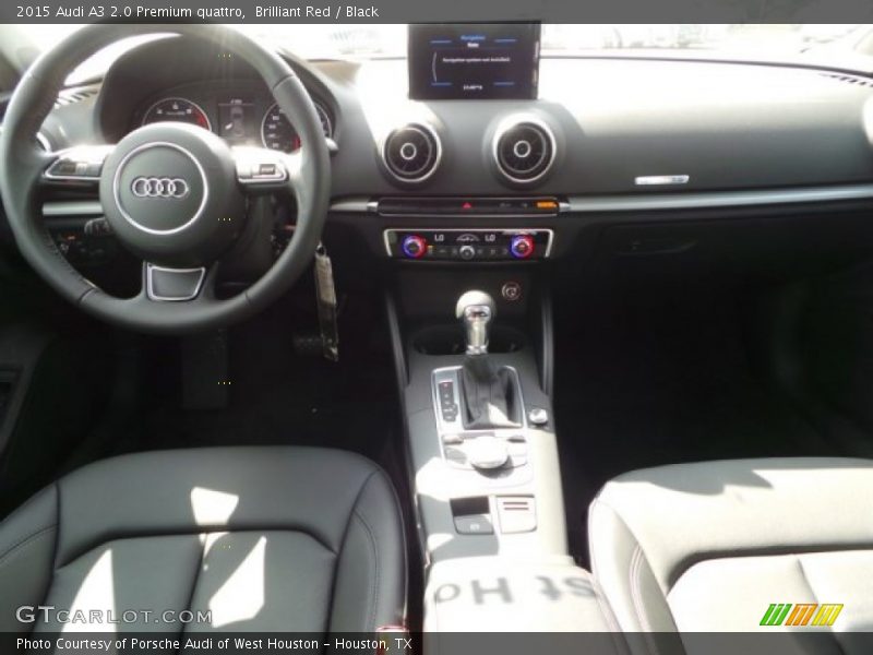 Brilliant Red / Black 2015 Audi A3 2.0 Premium quattro