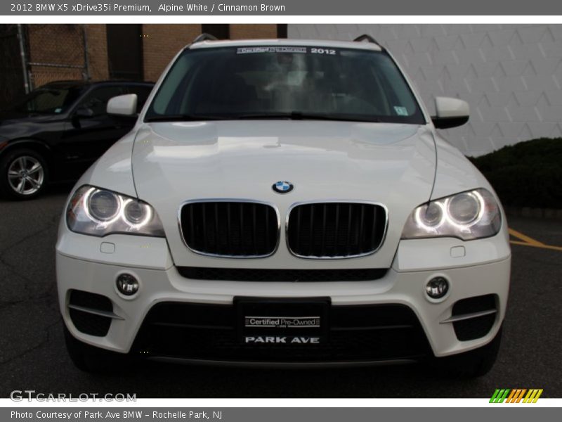 Alpine White / Cinnamon Brown 2012 BMW X5 xDrive35i Premium