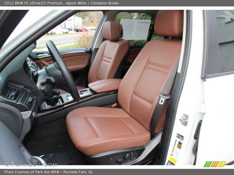 Alpine White / Cinnamon Brown 2012 BMW X5 xDrive35i Premium