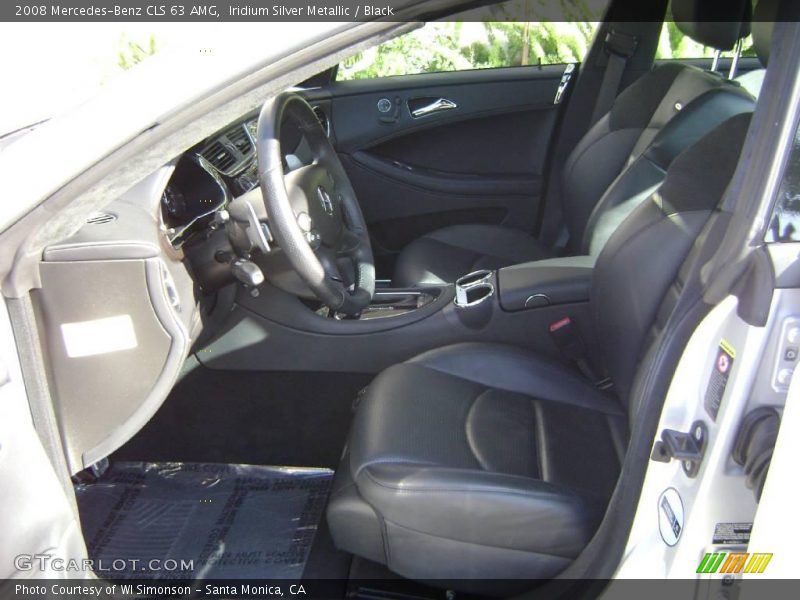Iridium Silver Metallic / Black 2008 Mercedes-Benz CLS 63 AMG
