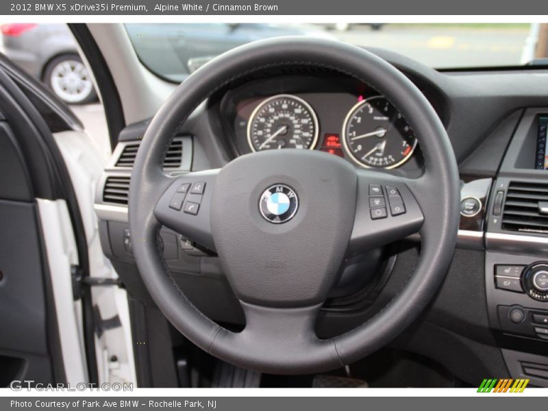 Alpine White / Cinnamon Brown 2012 BMW X5 xDrive35i Premium