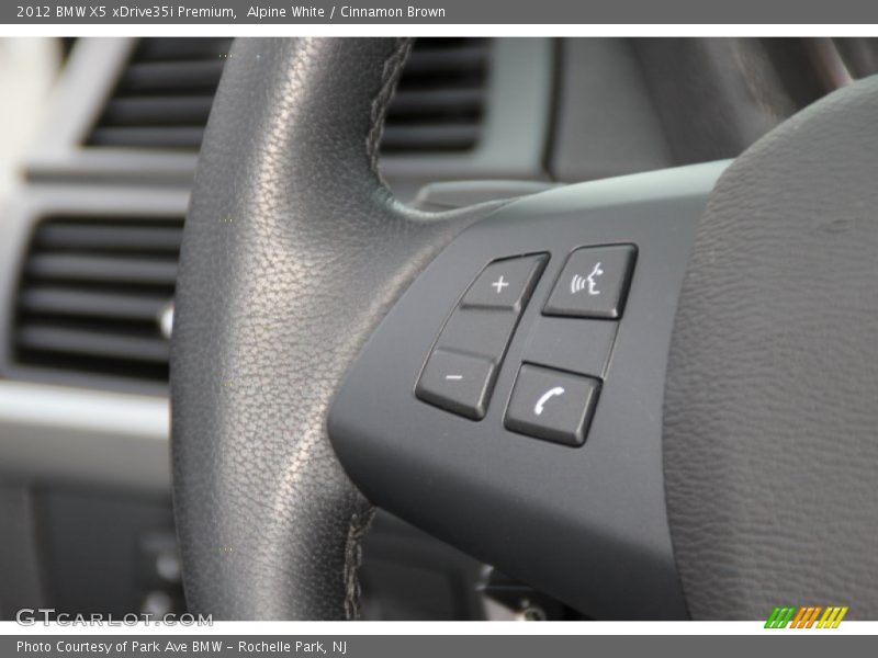 Alpine White / Cinnamon Brown 2012 BMW X5 xDrive35i Premium