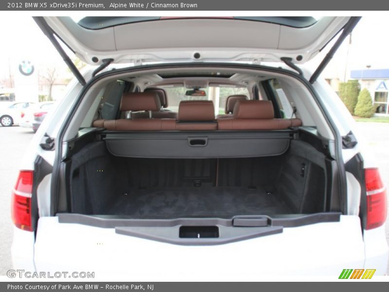 Alpine White / Cinnamon Brown 2012 BMW X5 xDrive35i Premium