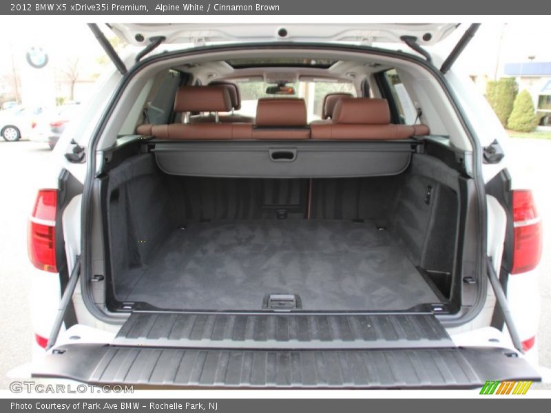 Alpine White / Cinnamon Brown 2012 BMW X5 xDrive35i Premium