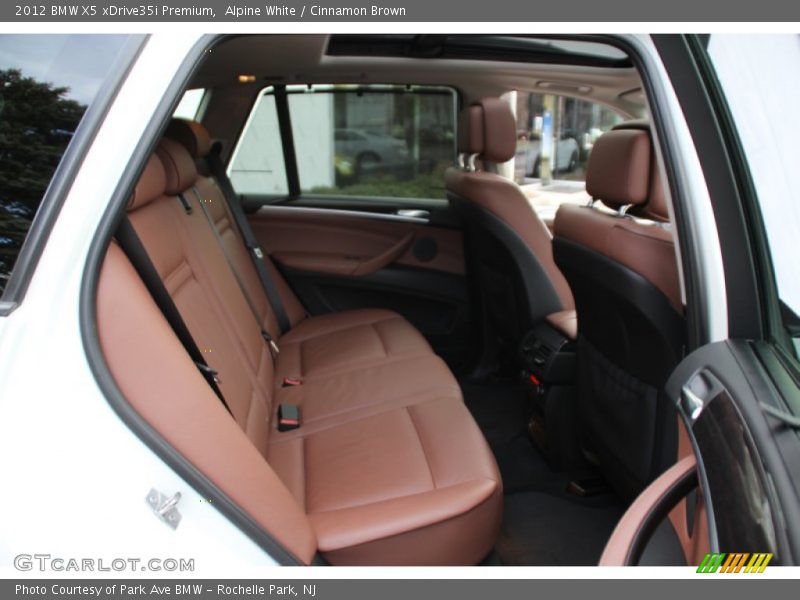 Alpine White / Cinnamon Brown 2012 BMW X5 xDrive35i Premium