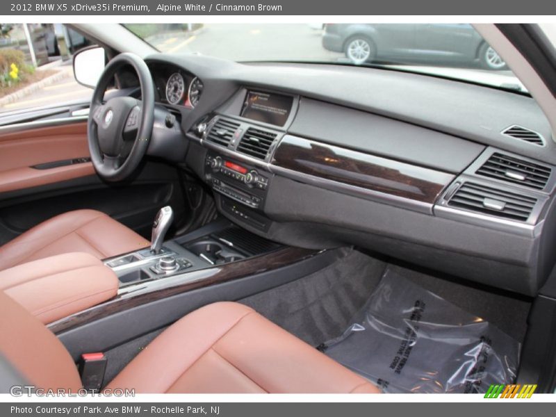 Alpine White / Cinnamon Brown 2012 BMW X5 xDrive35i Premium