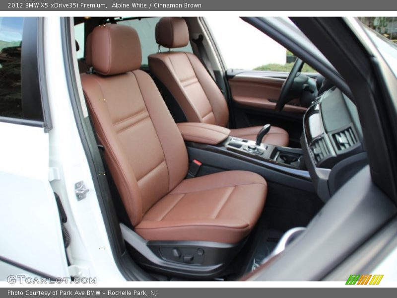 Alpine White / Cinnamon Brown 2012 BMW X5 xDrive35i Premium