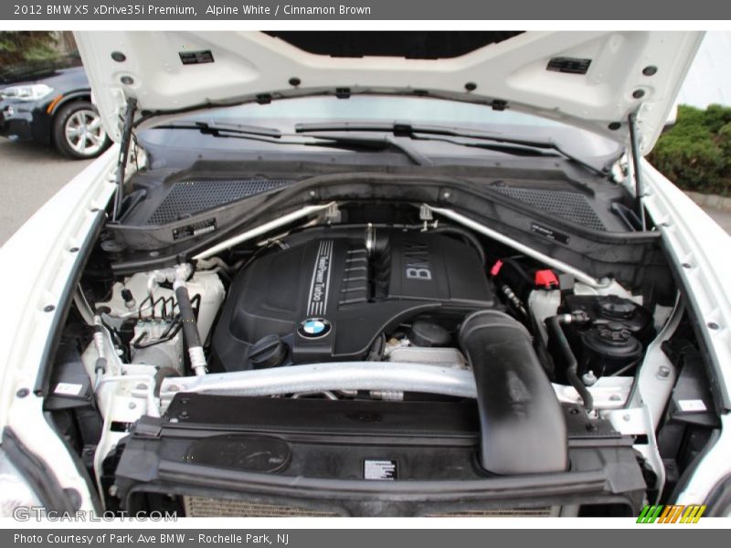 Alpine White / Cinnamon Brown 2012 BMW X5 xDrive35i Premium