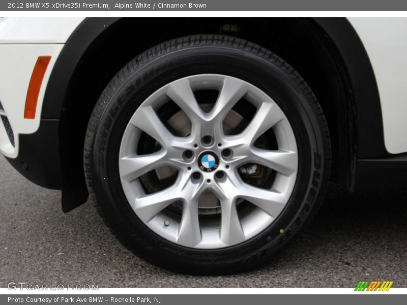 Alpine White / Cinnamon Brown 2012 BMW X5 xDrive35i Premium