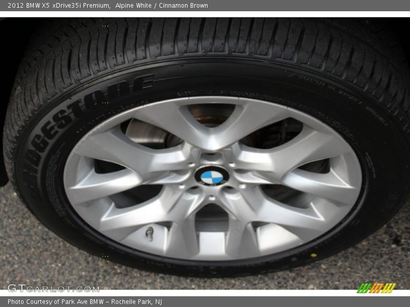Alpine White / Cinnamon Brown 2012 BMW X5 xDrive35i Premium