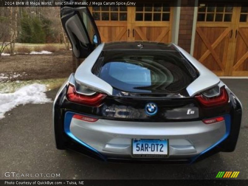 Ionic Silver Metallic / Mega Carum Spice Grey 2014 BMW i8 Mega World