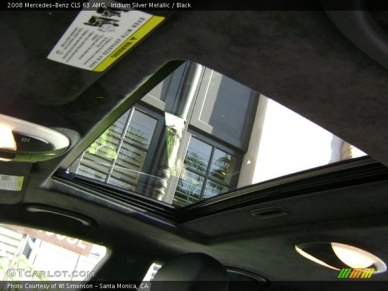 Iridium Silver Metallic / Black 2008 Mercedes-Benz CLS 63 AMG