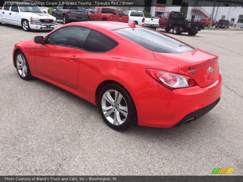 Tsukuba Red / Brown 2010 Hyundai Genesis Coupe 3.8 Grand Touring